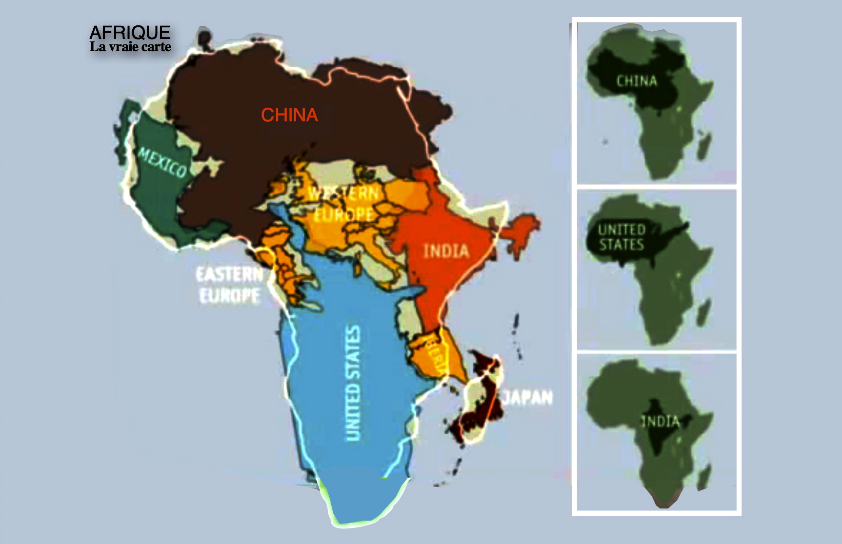 La vraie carte africaine