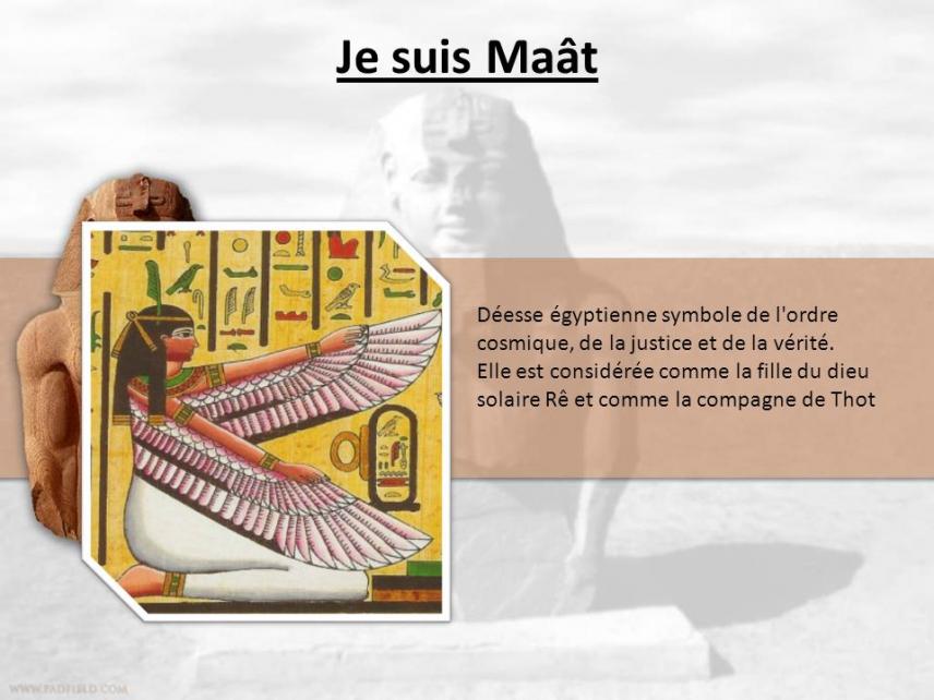 Maat deesse egyptienne symbole de l ordre cosmique de la justice et de la verite